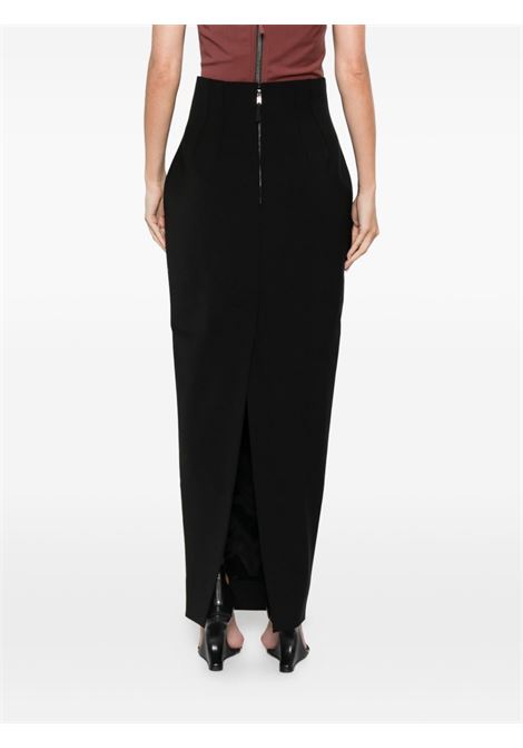Gonna a vita alta in nero Rick owens - donna RICK OWENS | RP02E4344WST09